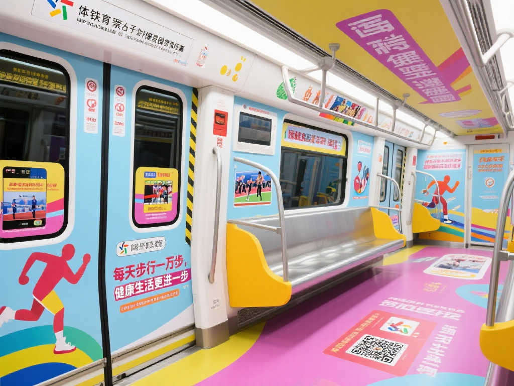 体彩主题地铁专列开通,传递全民健身正能量 体彩主题地铁专列开通,传递全民健身正能量